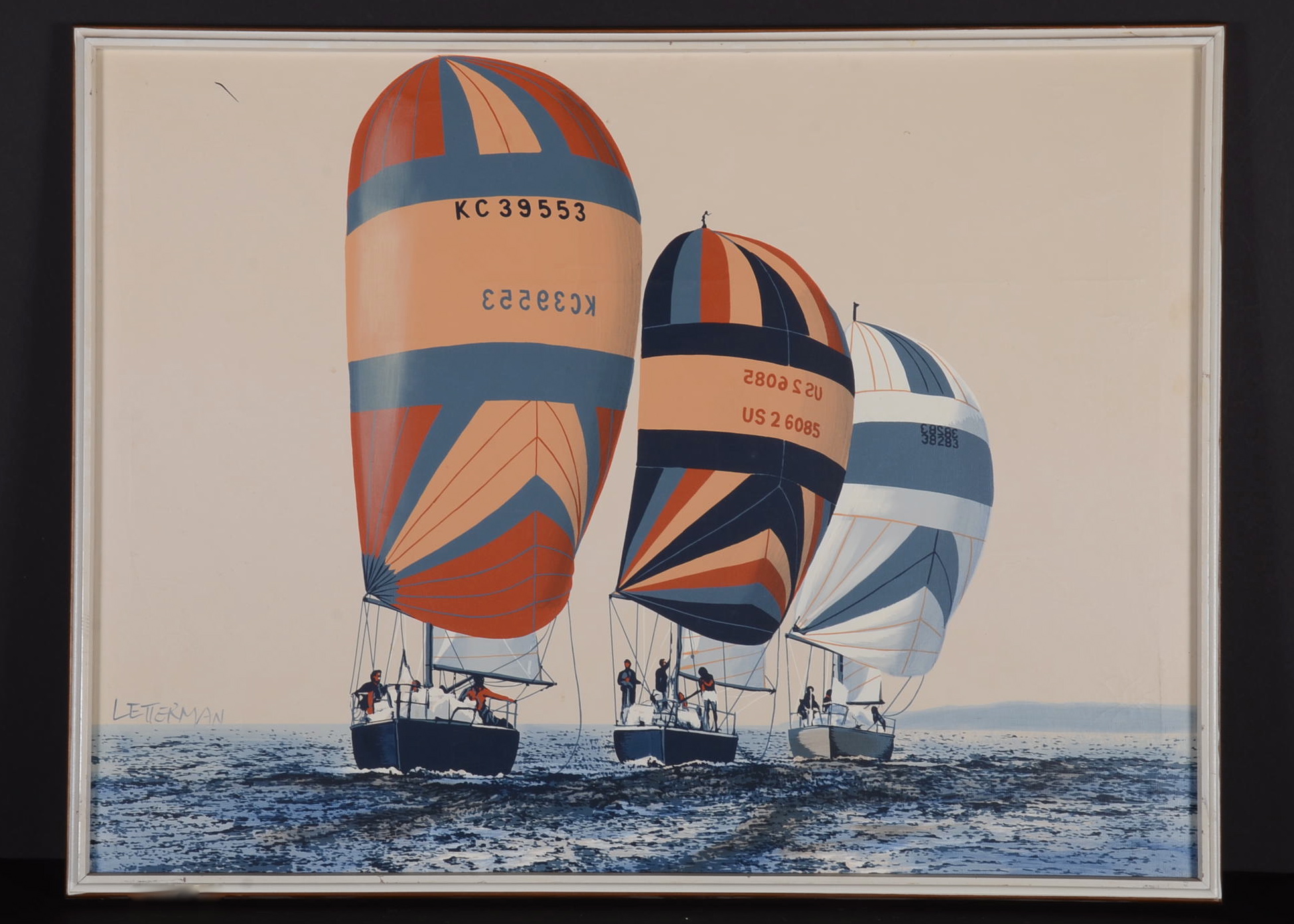 letterman sailboat painting