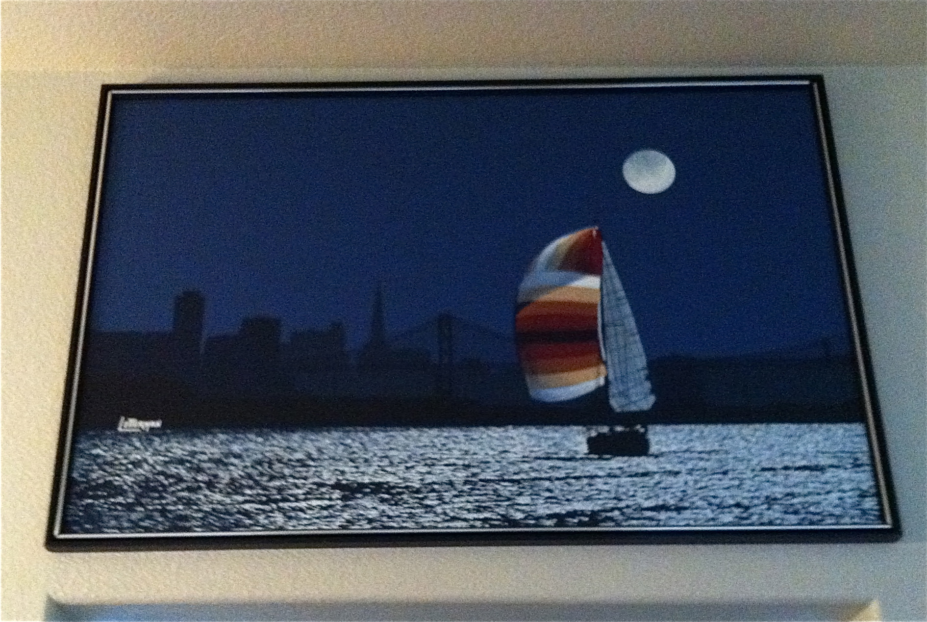 letterman sailboat painting