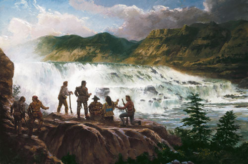 500x330 Jim Carson An Affinity For Allegory - Lewis And Clark Painting