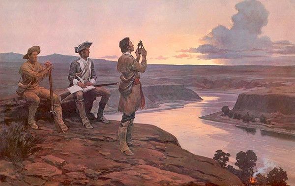 600x378 Lewis And Clark - Lewis And Clark Painting