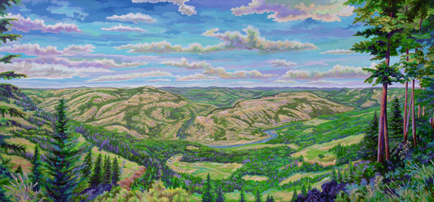 612x286 The Lewis And Clark Commemorative Paintings - Lewis And Clark Painting