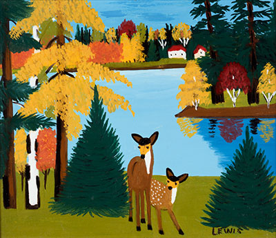 400x345 Maud Lewis Art Gallery Of Nova Scotia - Lewis Painting