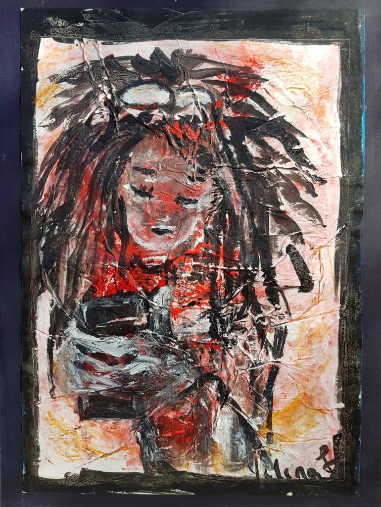 770x1024 Saatchi Art Selfy 3 Painting By Yelena Lewis - Lewis Painting