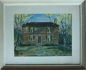 300x244 Vintage Richard Lewis Original Watercolor Painting Ebay - Lewis Painting