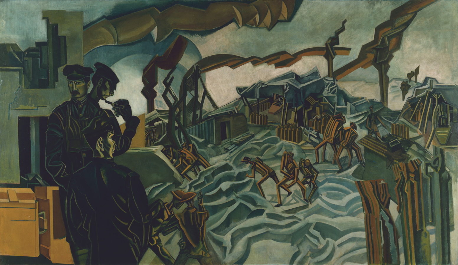 1552x900 Wyndham Lewis Life, Art, War - Lewis Painting