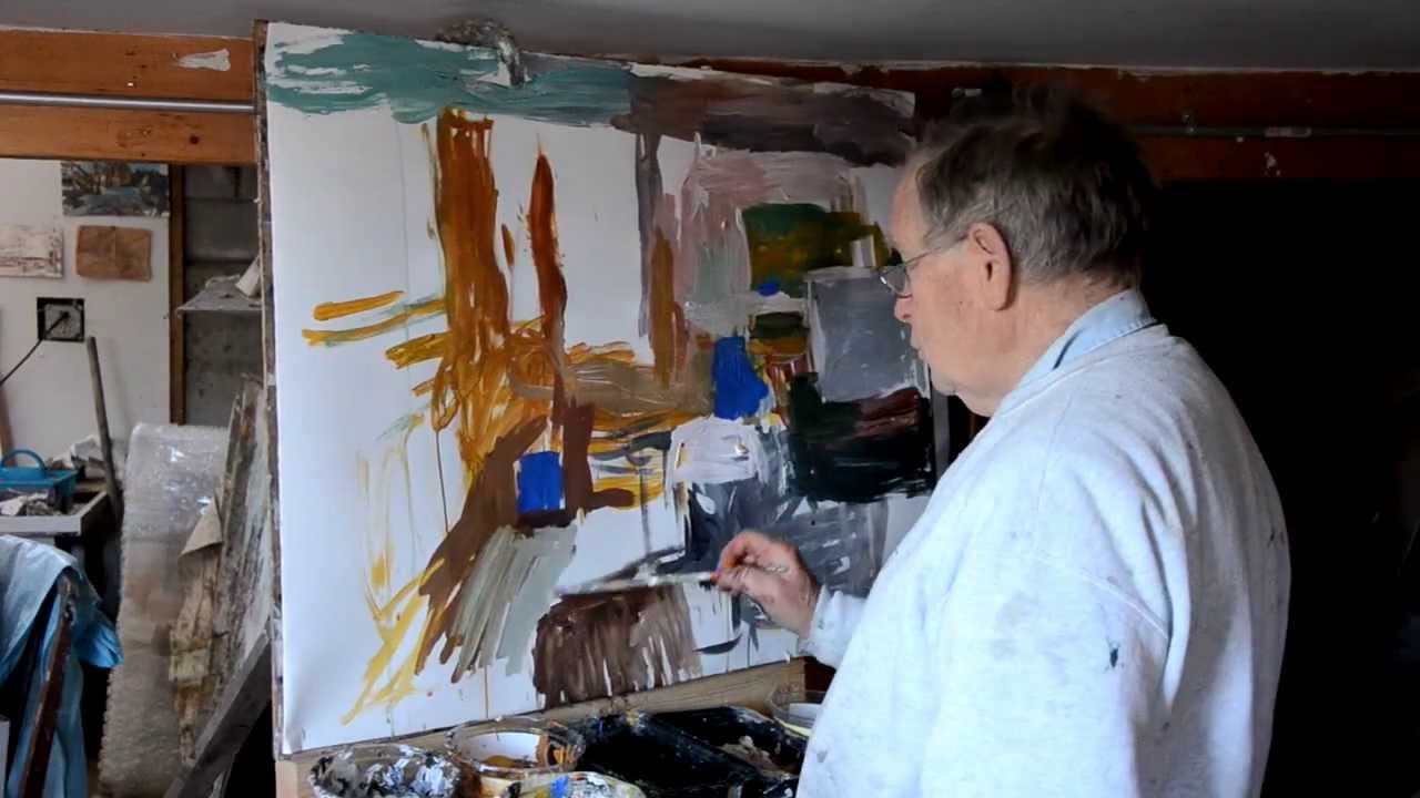 1280x720 Artist Stanley Lewis, Featured As Part Of See It Loud Seven Post - Lewis Painting