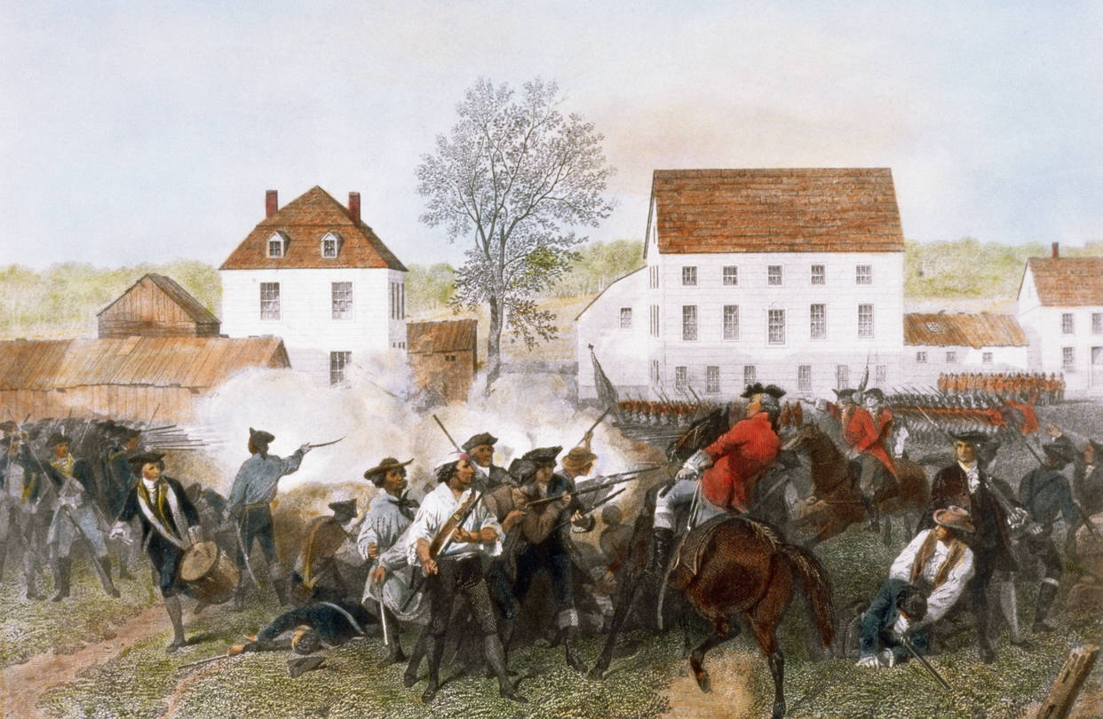 1242x810 Lexington And Concord' Review The First Round Of A Long Fight - Lexington And Concord Painting
