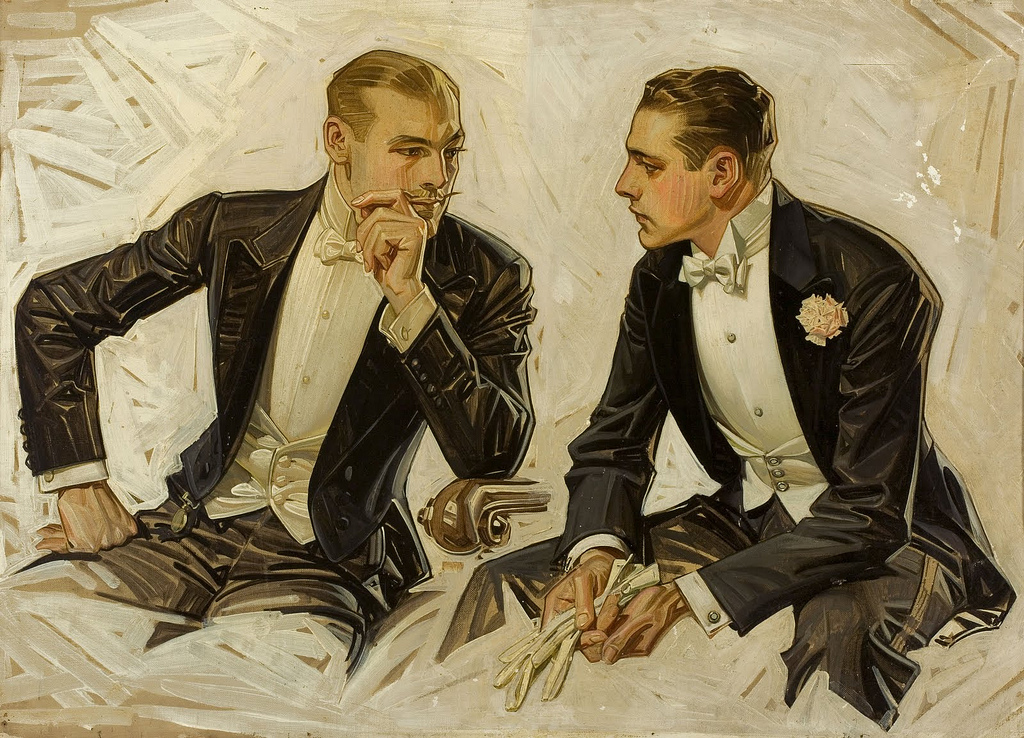 1024x738 J. C. Leyendecker 1911 Vintage - Leyendecker Painting