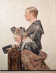 229x300 Joseph Christian Leyendecker Oil Painting, Saturday Evening Post - Leyendecker Painting