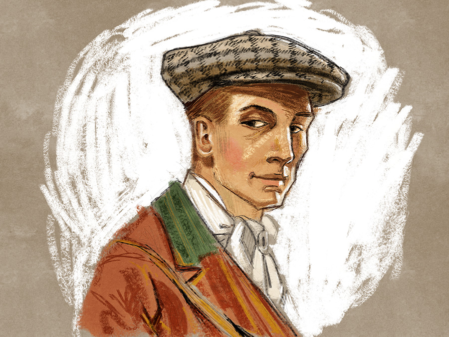 900x675 Leyendecker Study - Leyendecker Painting