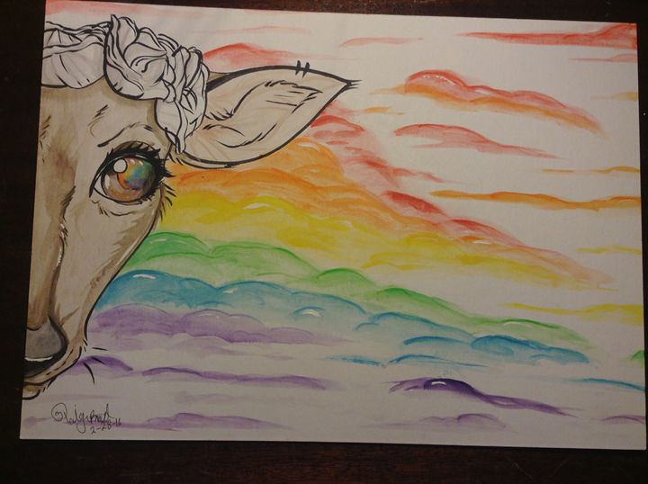 720x538 Lgbt Deer - Lgbt Painting