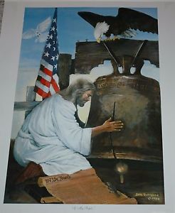 246x300 Beth Sweigard If My People Liberty Bell 24x16 Print Of Jesus - Liberty Bell Painting