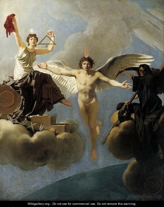 523x660 The Genius Of France Between Liberty And Death - Liberty Painting