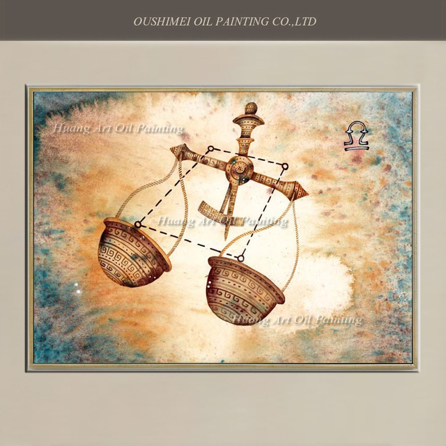 640x640 New Constellation Libra Paintings Handmade Modern Abstract - Libra Painting