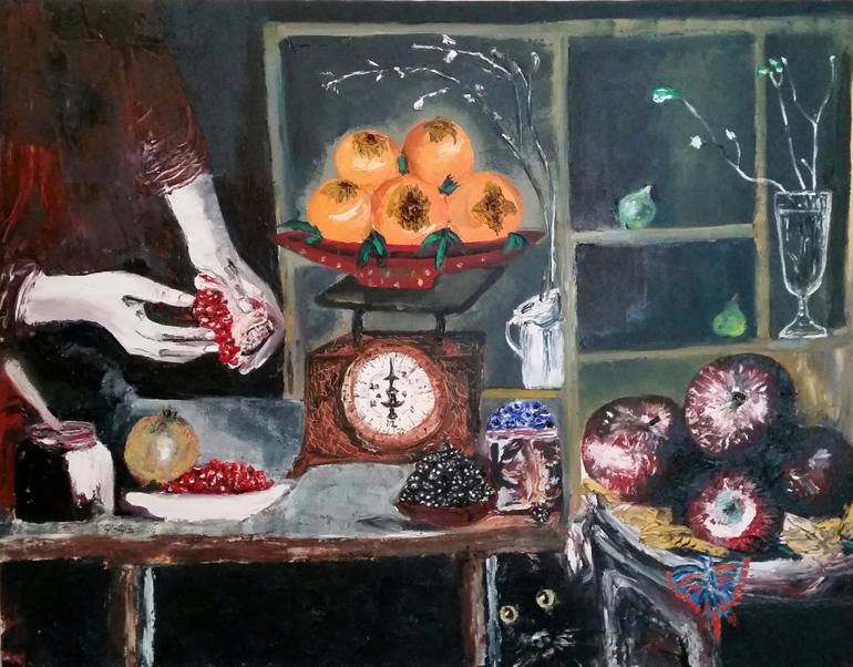 770x602 Saatchi Art Libra Painting By Jovan Cavor - Libra Painting