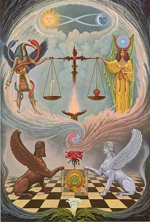 300x445 Libra New Moon Jupiter (Sept 30) The Fine Art Of Reflection - Libra Painting