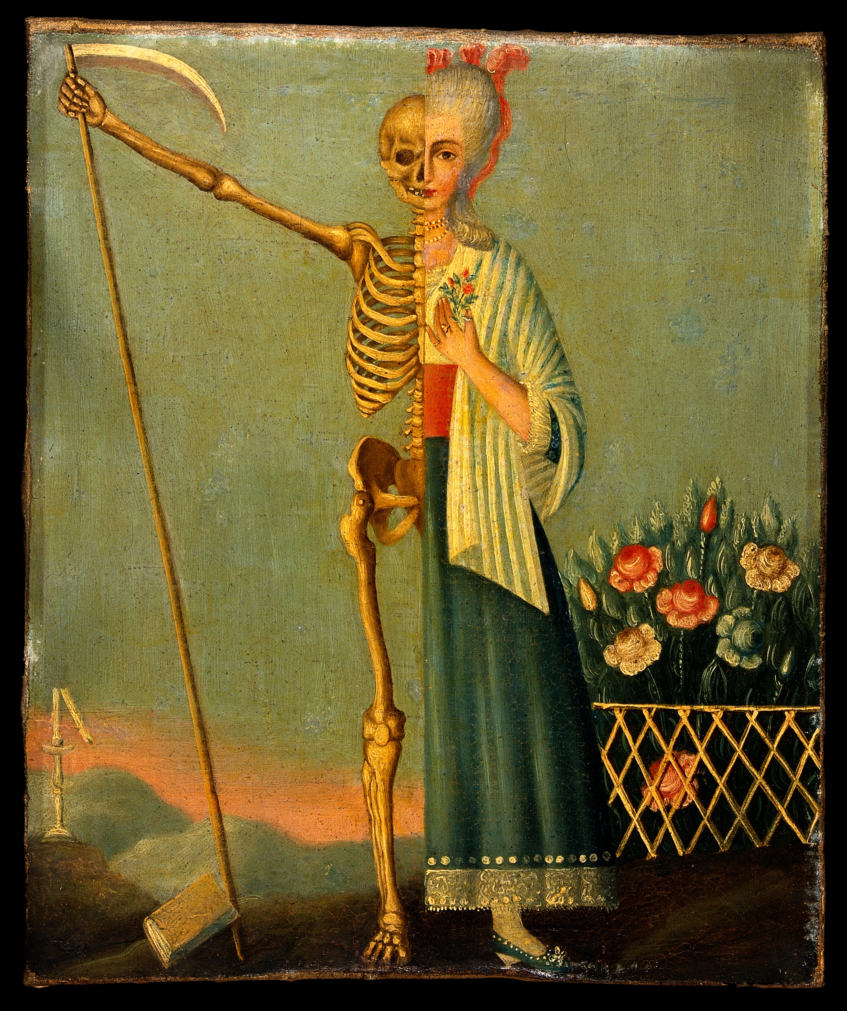 2730x3258 Filelife And Death. Oil Painting. Wellcome V0017612.jpg - Life And Death Painting