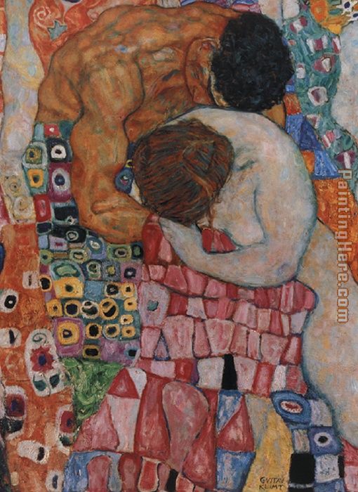 510x700 Gustav Klimt Death And Life Painting Anysize 50% Off - Life And Death Painting