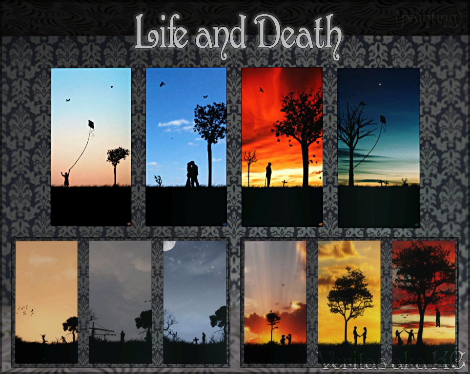 963x768 Life And Death (Painting) By Katherinetremere - Life And Death Painting