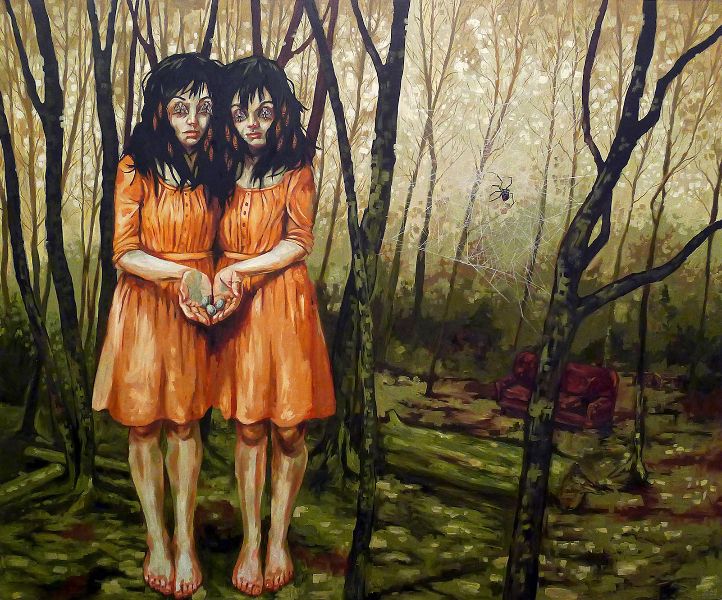 722x600 Life And Death Oil On Canvas, 2012, Lacey Bryant Magical Art - Life And Death Painting