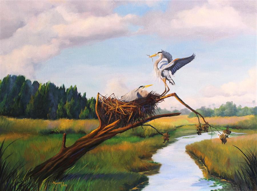 900x671 The Life After The Death Andres Lopez - Life And Death Painting