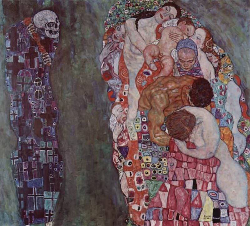 800x724 Death And Life, 1908 By Gustav Klimt - Life And Death Painting