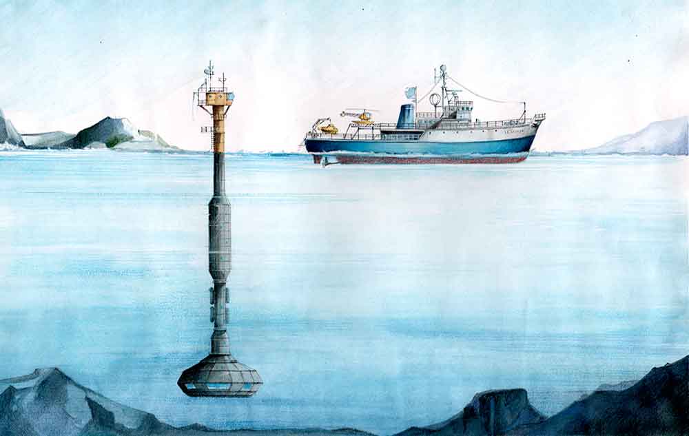 1000x633 Mark Friedberg The Life Aquatic - Life Aquatic Painting