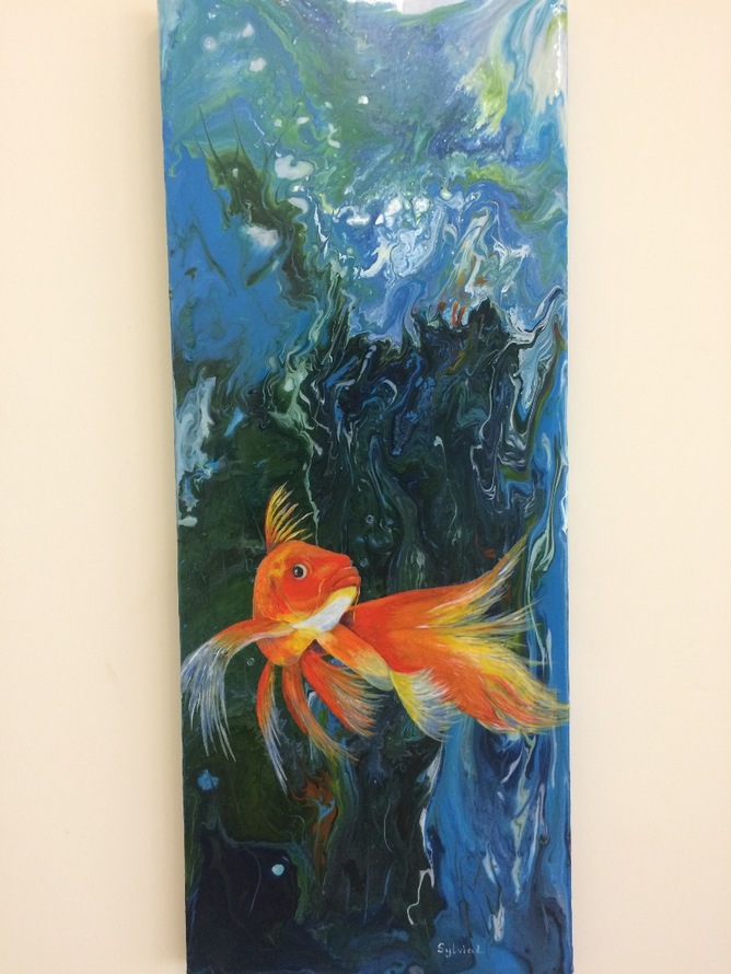 668x890 Sylvia Linehan - Life Aquatic Painting