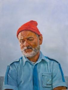 227x300 The Life Aquatic With Steve Zissou Art Print From Original Oil - Life Aquatic Painting