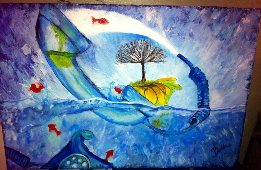 900x586 Life Cycle Painting By Arabella Woods - Life Cycle Painting