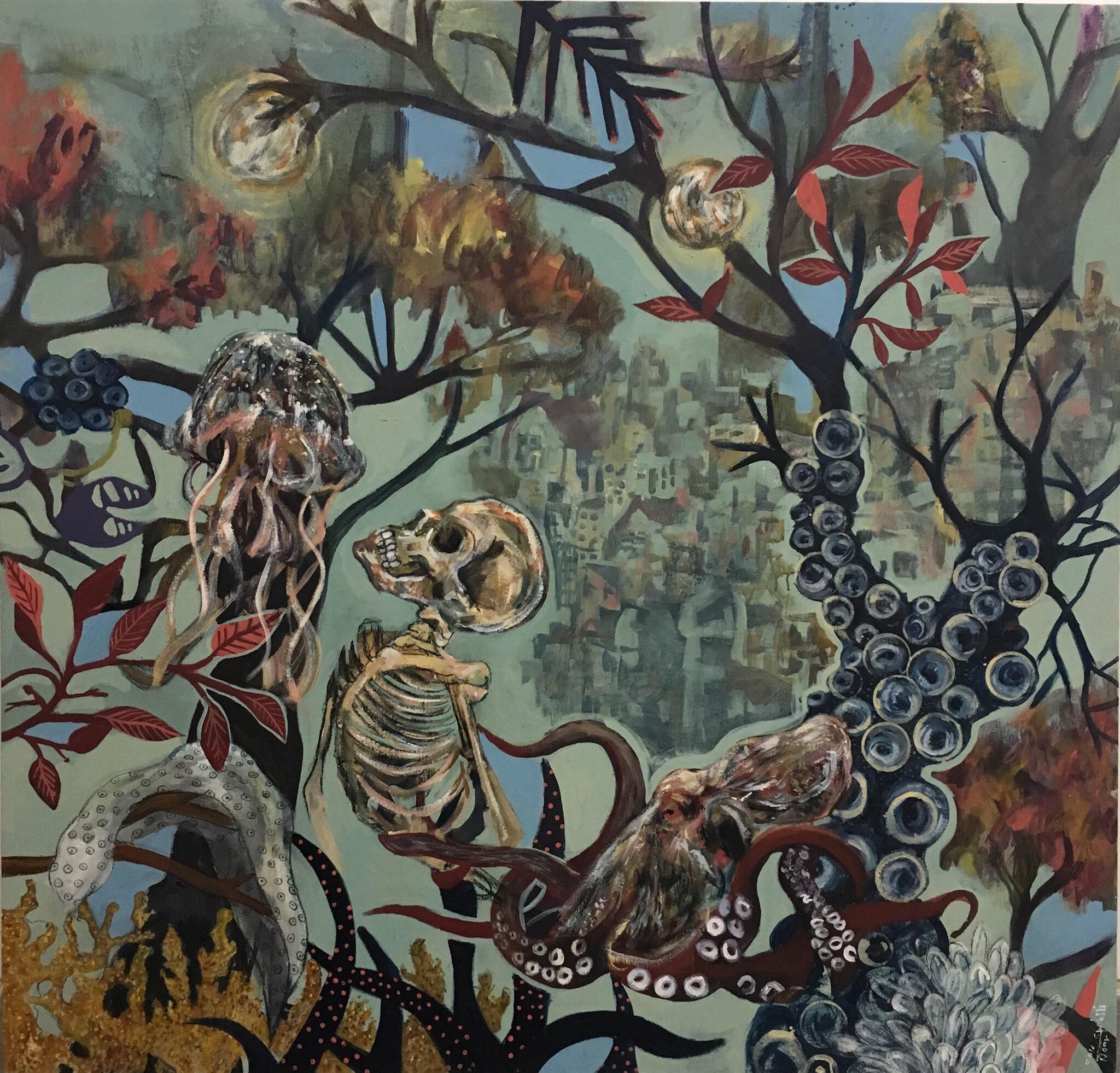 2048x1962 Paintings Art Represent - Life Cycle Painting