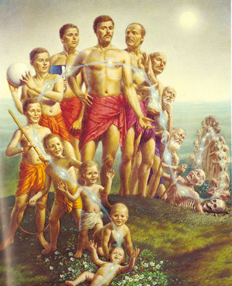 325x401 Trouble, And The Stages Of Human Life Sinister Bend - Life Cycle Painting