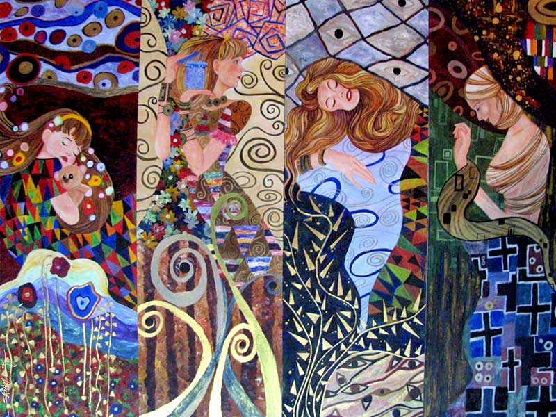 800x600 Woman's Life Cycle By Spark5 - Life Cycle Painting