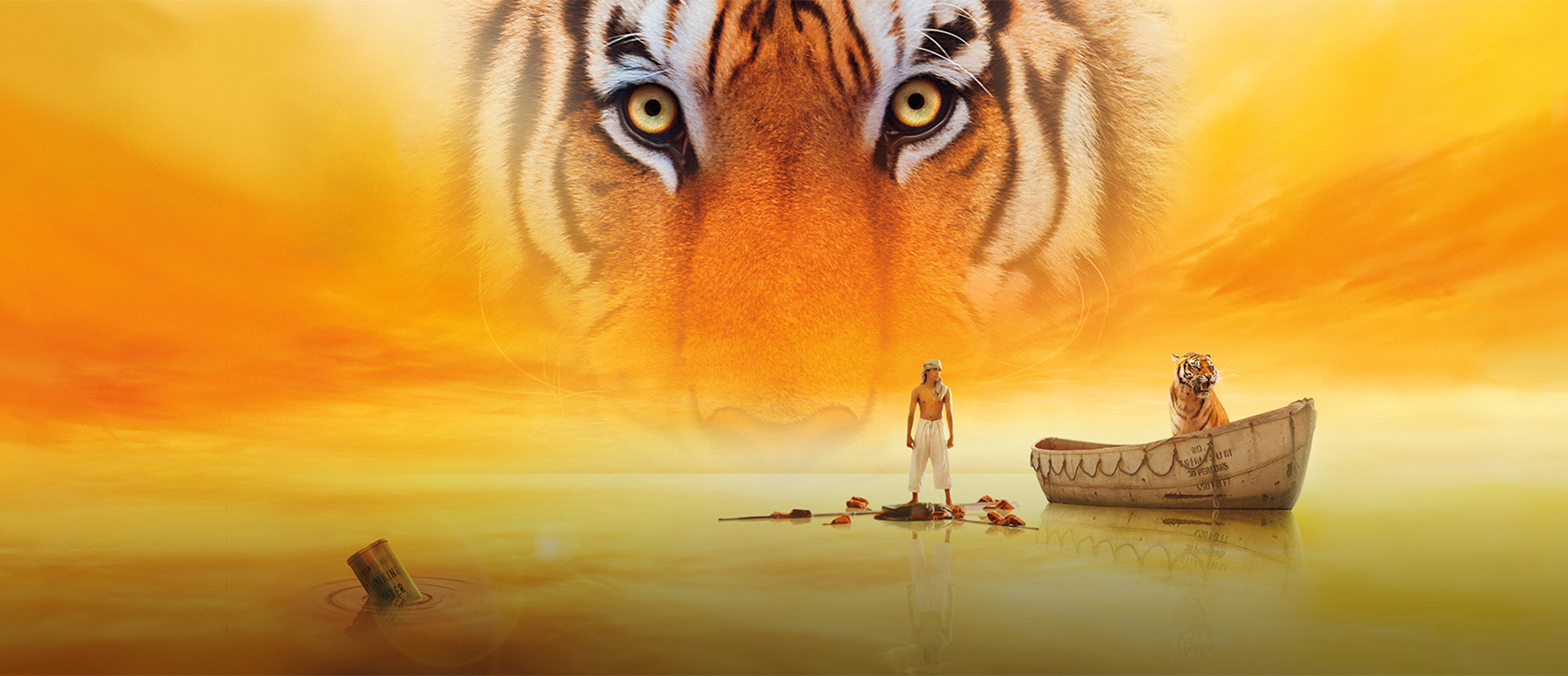 1800x776 Life Of Pi Fox Digital Hd Hd Picture Quality Early Access - Life Of Pi Painting