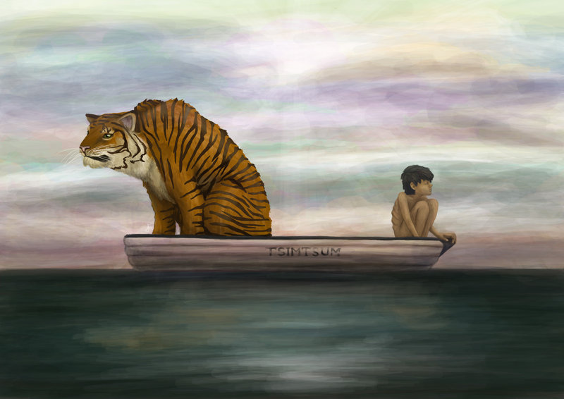 800x566 Life Of Pi By Leanne Reynolds - Life Of Pi Painting