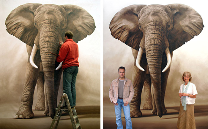 700x437 Richard Symonds Life Size Paintings And Drawings - Life Size Painting