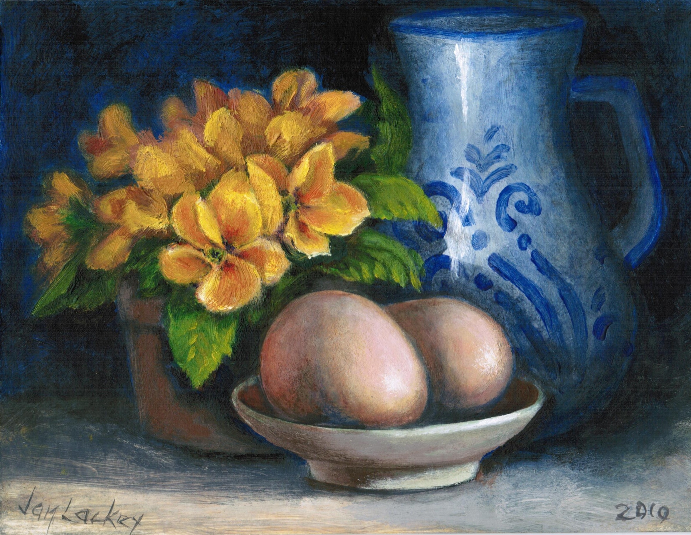 2353x1821 Spring, Original Still Life, Painting, Contempary Art - Lifestyle Painting