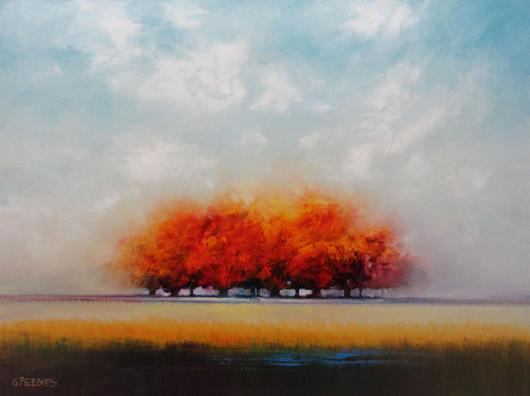 530x396 Light And Dark Oil Painting Lake Effect Gallery - Light And Dark Painting