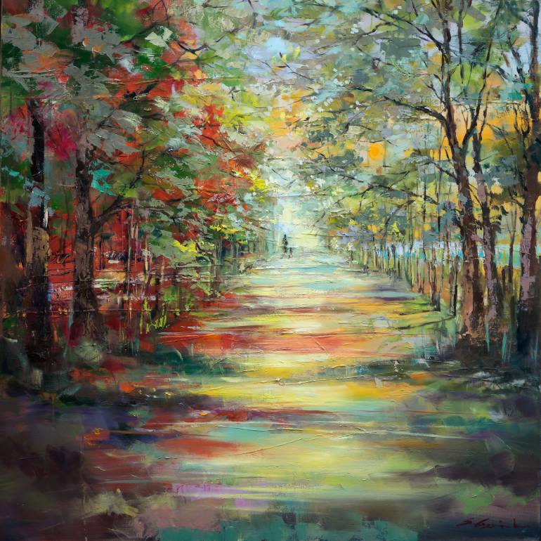 770x770 Saatchi Art - Light At The End Of The Tunnel Painting