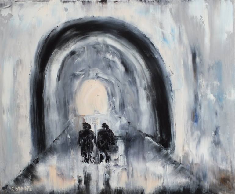770x635 Saatchi Art Light - Light At The End Of The Tunnel Painting