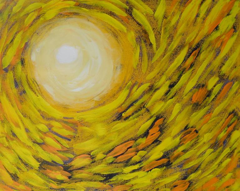 770x614 Saatchi Art The Light - Light At The End Of The Tunnel Painting