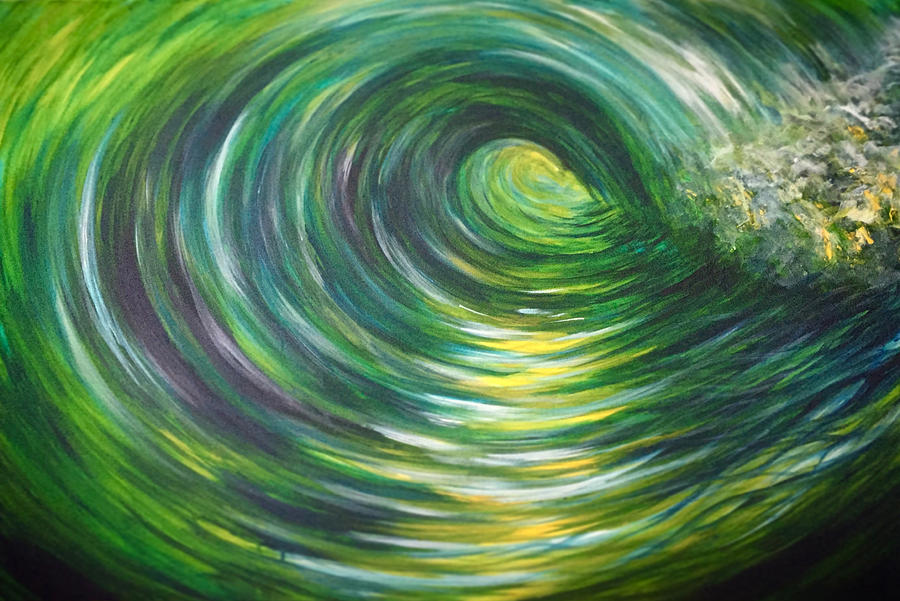 900x601 Light At The End Of The Tunnel Painting By Michelle Pier - Light At The End Of The Tunnel Painting