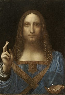 249x366 Salvator Mundi (Leonardo) - Light Of The World Painting By Chambers