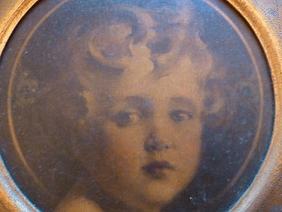 400x300 Vintage Light Of The World By Chambers, Framed Reproduction - Light Of The World Painting By Chambers