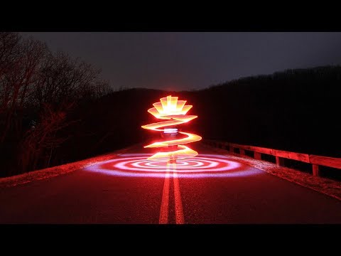 480x360 Light Painting Tutorial, How To Light Paint A Spiral - Light Painting