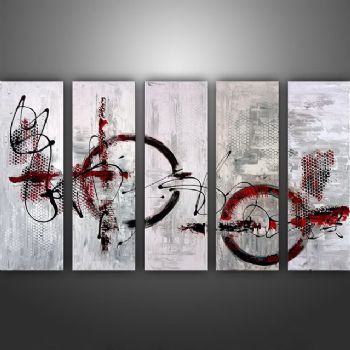 350x350 Light Up The World Modern Canvas Art Wall Decor Abstract Oil - Light Up Painting