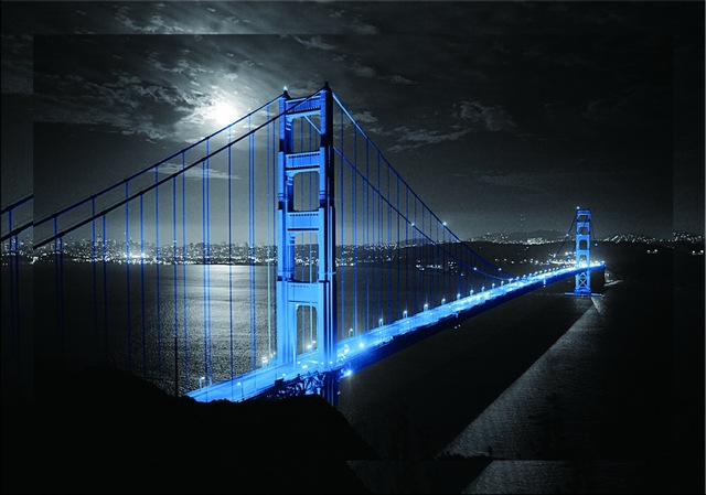 640x449 8 Lights Wall Art Canvas Paintings Light Up ,stretched And Framed - Light Up Painting