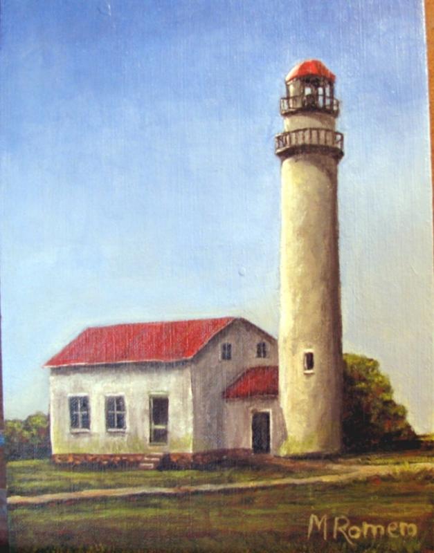627x800 My First Acrylic Painting Lighthouse - Lighthouse Acrylic Painting