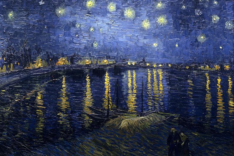 800x533 Vincent Van Gogh Starry Night Over The Rhone Painting Best - Lighthouse At Night Painting