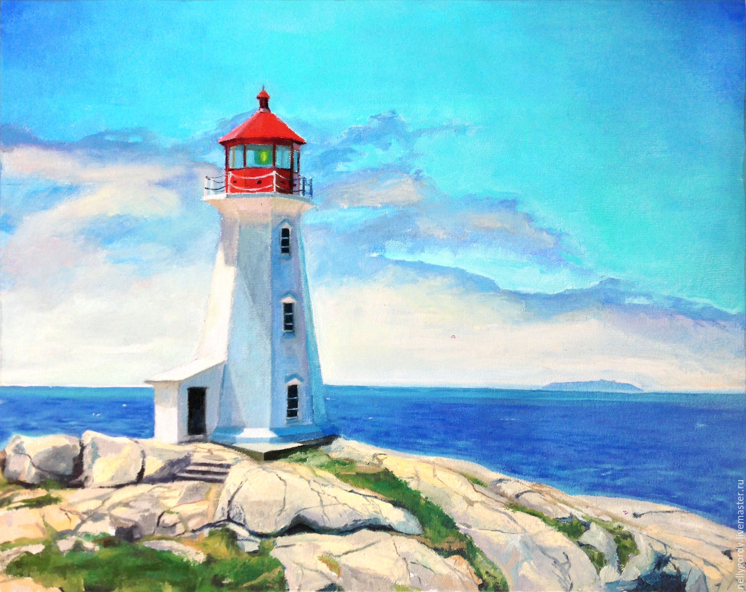 1500x1190 Lighthouse Painting Shop Online On Livemaster With Shipping - Lighthouse Painting